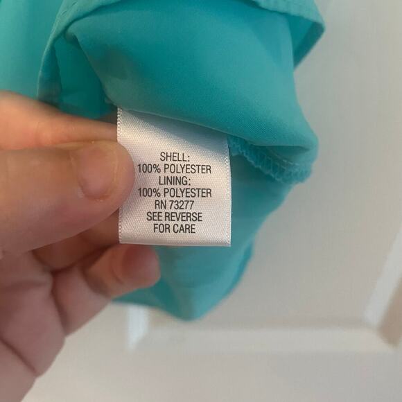 DANA BUCHMAN Women's Textured Print Sleeveless Blouse- Size L - Picture 8 of 11